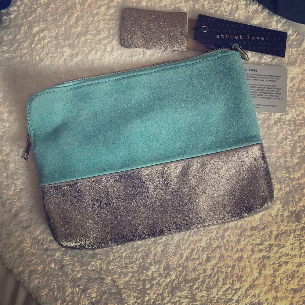 Street Level Leather Clutch